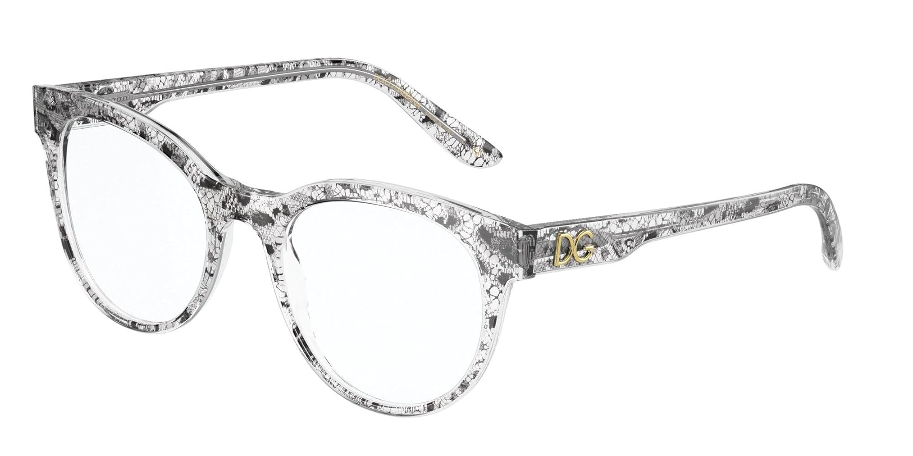 Amazon.com: Dolce & Gabbana DG3334 Women's Eyeglasses Black